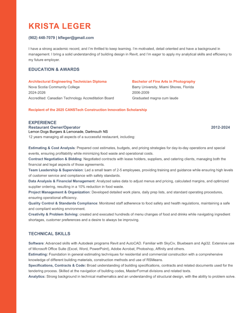 Krista Leger Resume 20260228